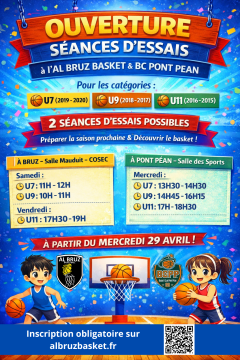 Séances d'Essais Pont-Péan U9 (2017-2018)